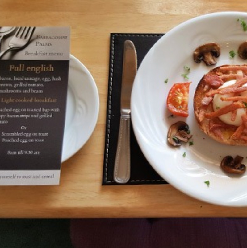Babbacombe Palms Guest House breakfast
